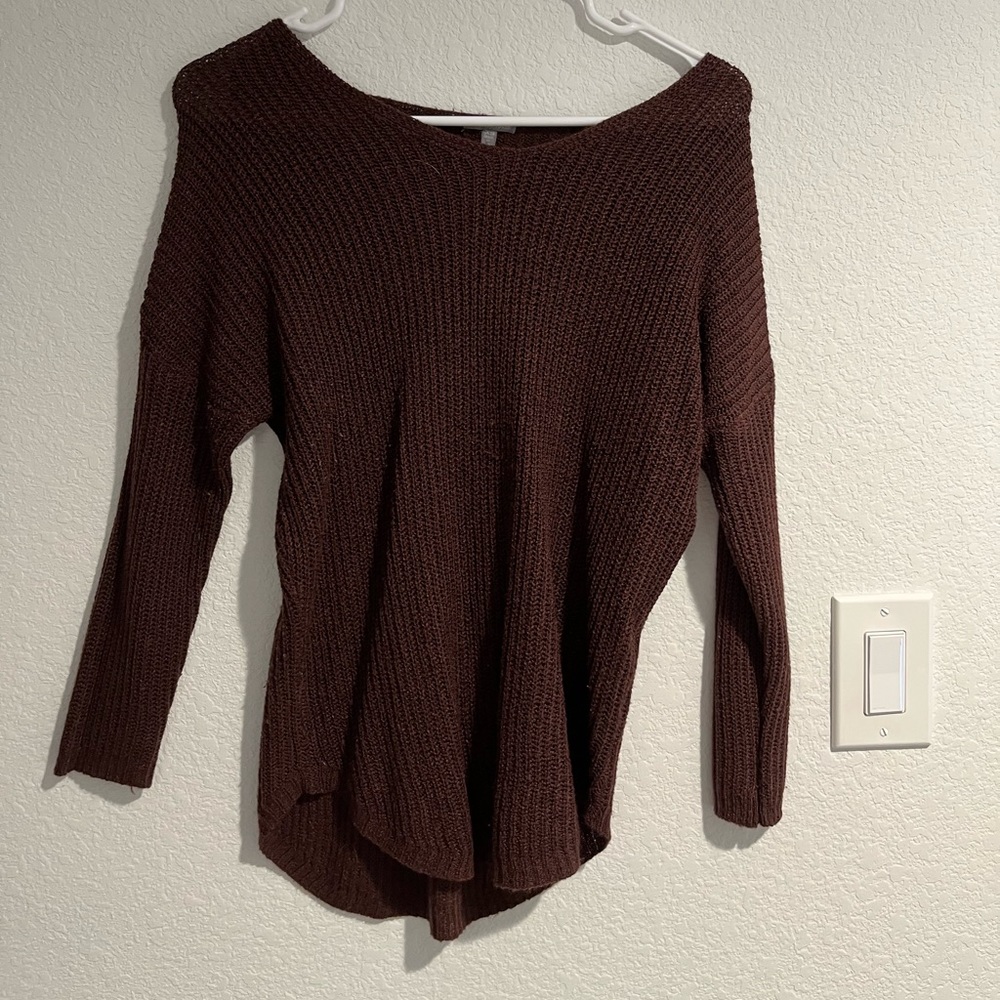 Plum sweater